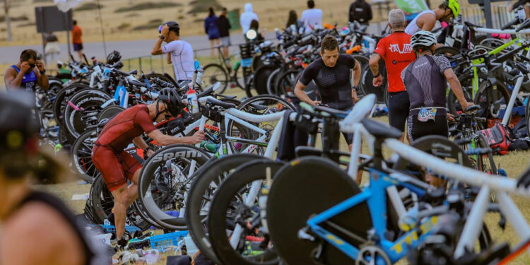 Excelente actuación de los triatletas Santoro y Amarante, en Río Negro