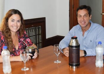 El Intendente recibió a Jimena López, flamante presidenta del Consorcio de Puerto Quequén