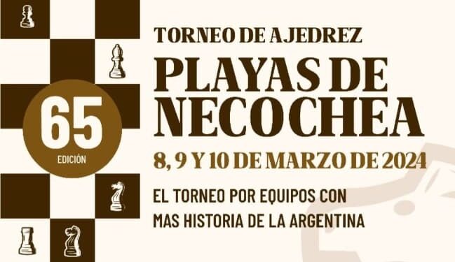 AJEDREZ: Ya son 37 los equipos confirmados para el 65° Playas de Necochea. Por:  Leo Menna