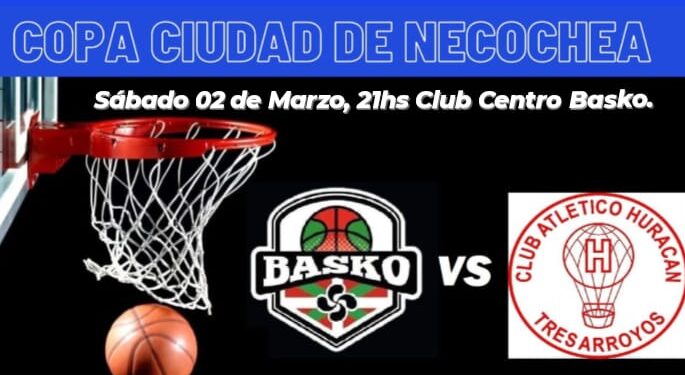 BÁSQUETBOL. El sábado se jugará la Copa “Ciudad de Necochea”