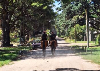El Cuerpo de Caballería mejora la seguridad en las zonas aledañas al Parque Miguel Lillo