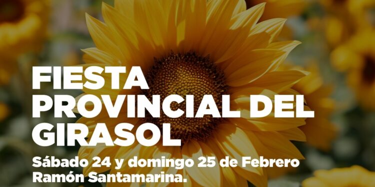 Se pone en marcha la Fiesta del Girasol en Ramón Santamarina
