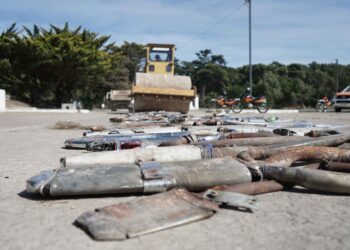 Se compactaron más de 370 escapes antirreglamentarios en el playón del Casino