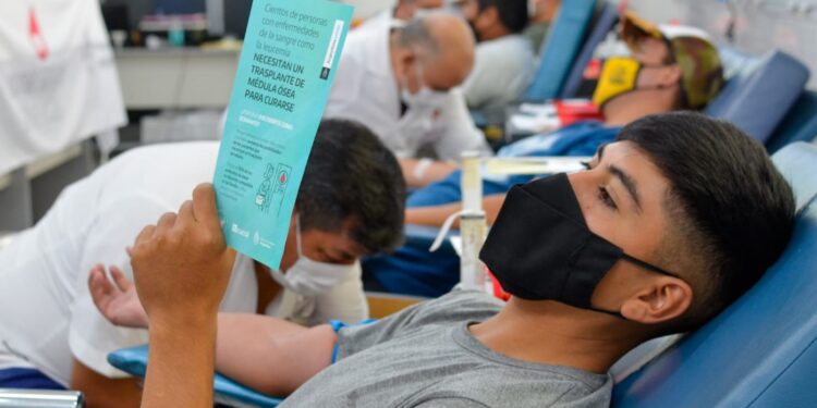 Colecta externa de sangre y Registro de Médula Ósea en el Hospital Modular