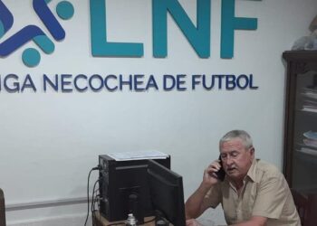 Carlos “Cucho” Domínguez es el nuevo presidente de la Liga Necochea de Fútbol. Por Leo Menna