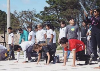 Los juegos escolares y la pista municipal de atletismo como epicentro