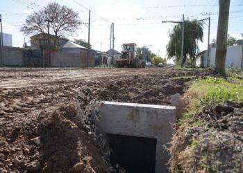 Con la concreción del desagüe pluvial se da respuesta a un reclamo histórico de los vecinos del Barrio Palmera
