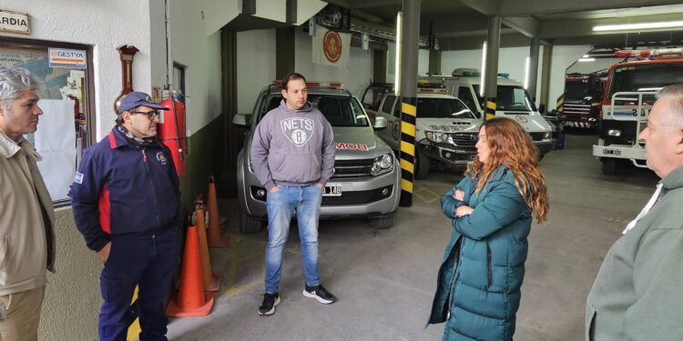 Jimena López visitó diferentes instituciones intermedias de La Dulce