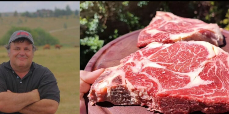 “La chuleta soñada”. Diez años de trabajo, el Ing. Gustavo Almassio lleva Wagyu-Angus a carnicerías boutique”