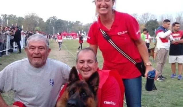 Un ovejero alemán de Necochea consiguió el primer lugar en el Campeonato Nacional de Adiestramiento