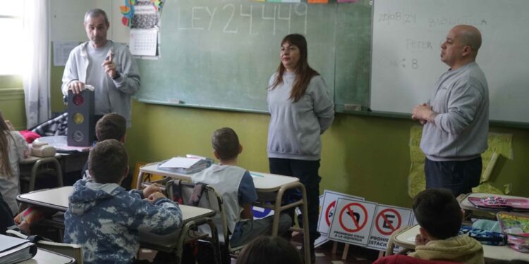 La Escuela Nº 3 recibe a las jornadas municipales de Educación Vial