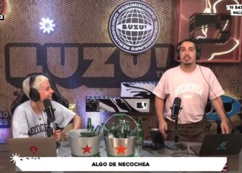El arte de Necochea llegó a la pantalla de Luzu TV de la mano de Nacho Elizalde