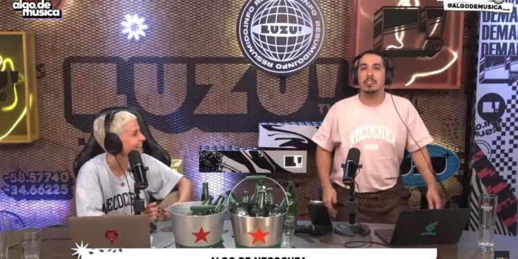 El arte de Necochea llegó a la pantalla de Luzu TV de la mano de Nacho Elizalde