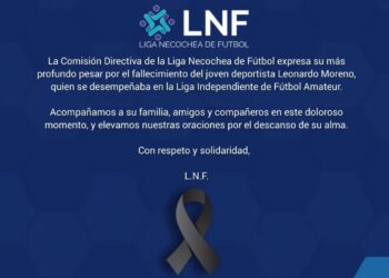 Por el fallecimiento de Leonardo Moreno, la Liga Necochea de Fútbol suspendió el partido entre Estación Ministerio y Estación Quequén