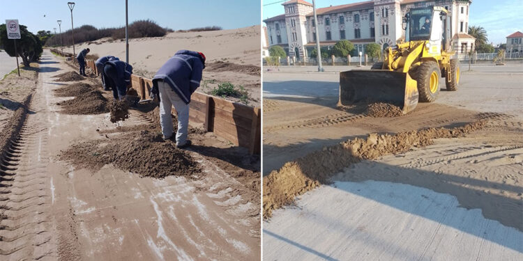 Intensivo mantenimiento en espacios públicos de Necochea y Quequén