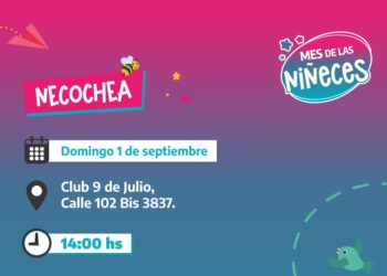 Provincia organiza un festejo en Necochea por el Mes de las Niñeces