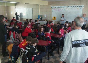 Se dictaron jornadas de Educación Vial en el Colegio Cavagnaro