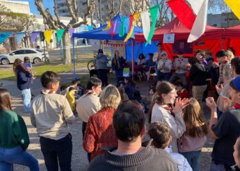 Los Scouts presentaron sus Especialidades con un festival en plena Plaza Dardo Rocha