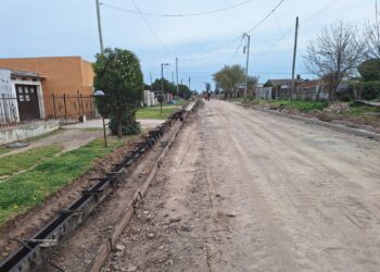 El plan municipal de cordones cuneta avanza a buen ritmo en Barrio Norte