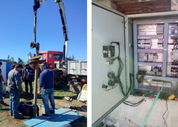 El Emsur dejó en pleno funcionamiento todos los pozos de la red de agua corriente