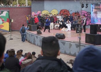 Variedad de talentos y público de todas las edades en la Fiesta de la Primavera