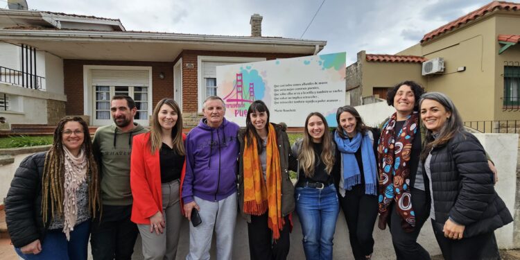 En plena jornada activa, la ONG “Construyendo Puentes” recibió supervisión de Nación