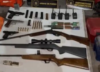 Cayó una banda de roba ruedas: secuestraron armas y equipamiento que utilizaban para cometer los ilícitos