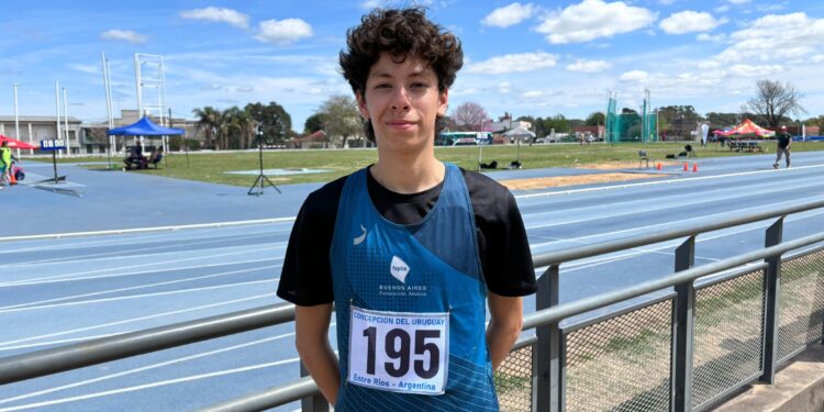 Destacada actuación de Tiago Rojas en el Campeonato Nacional U18