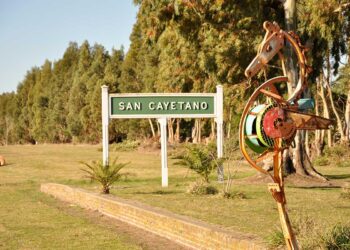 San Cayetano se prepara para el Festival de la Primavera
