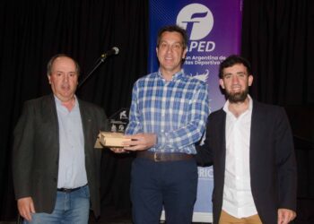 El Intendente fue reconocido durante el Congreso Internacional de Periodistas Deportivos