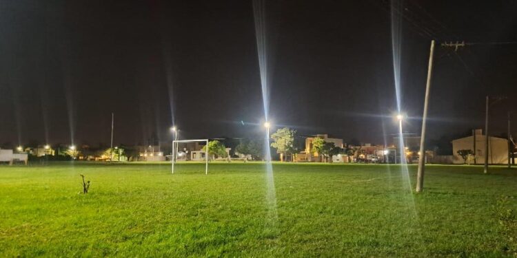 La Plaza General Belgrano cuenta con nueva iluminación LED