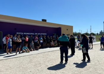 El Polideportivo sirvió de sede para las pruebas del ingreso por concurso al plantel municipal de Guardavidas