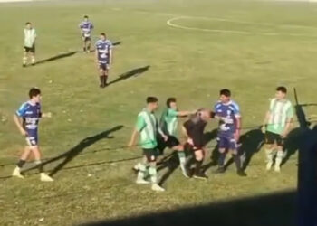 Violencia en el futbol: Repudio de la liga local, a la agresión de un árbitro