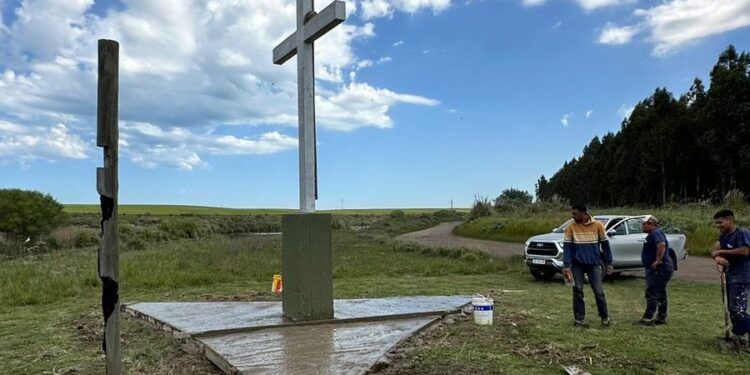 Avanza el trazado del Vía Crucis Ribereño con la construcción de dos estaciones más