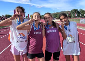 El semillero de la Escuela Municipal participó en la inauguración de la pista de Tandil
