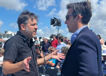 Rojas participó en la presentación del Operativo de Sol a Sol en Miramar