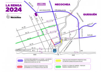 La Renga: Asi es el mapa de ingreso y acceso de micros