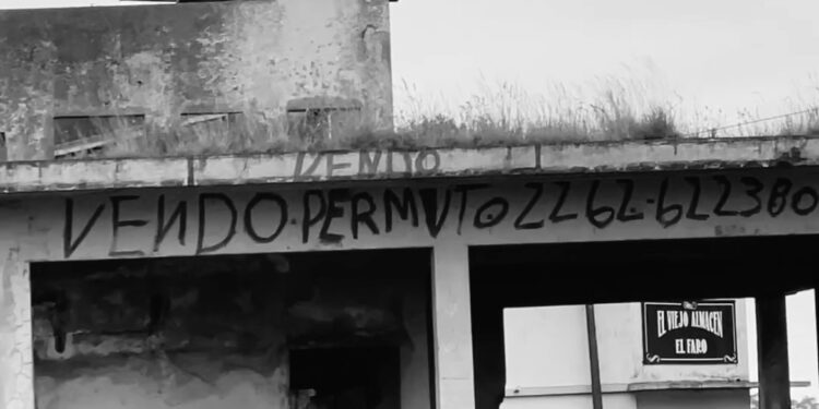 La desidia privada en la rotonda de ingreso a Quequén y Necochea