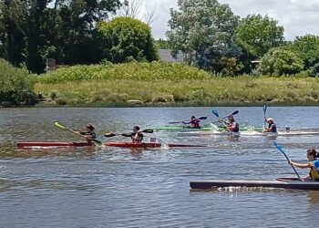 Necochea fue sede de la tercera fecha del Campeonato Provincial de Kayak