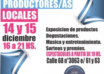 Este fin de semana se desarrollará la feria de productores locales