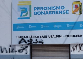 Repudio al vandalismo en la Unidad Básica Saúl Ubaldini de Necochea