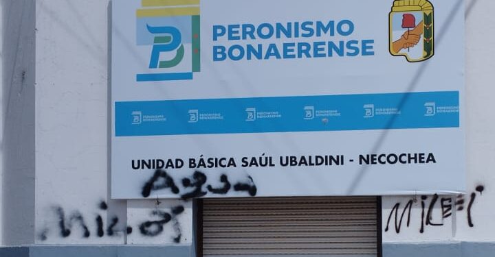 Repudio al vandalismo en la Unidad Básica Saúl Ubaldini de Necochea