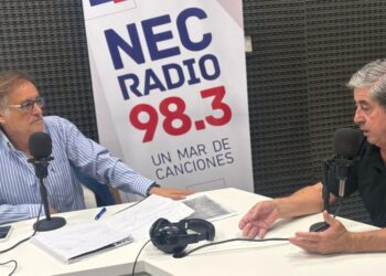 César Arrieta visitó los nuevos estudios de NECRADIO : “Estamos bien en todo aspecto en la UPC “