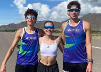 Santino Marchetti, Verina Vezzi y Tiago Rojas retomaron sus entrenamientos