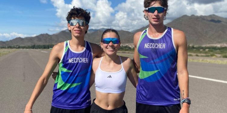 Santino Marchetti, Verina Vezzi y Tiago Rojas retomaron sus entrenamientos