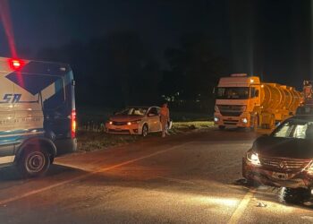 Múltiple choque en la Ruta 2 a la altura del puente de Dolores