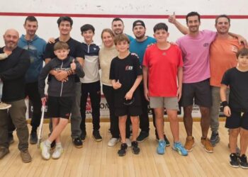 Necochea brilló en la segunda fecha de la Liga Marplatense de Squash