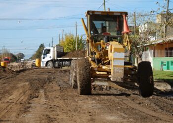 Tras la Oficina Móvil en Barrio Norte se trabaja en el acondicionamiento de las calles