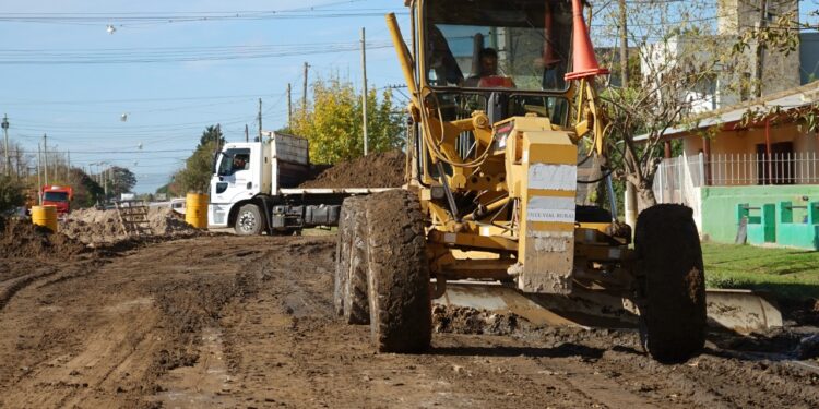 Tras la Oficina Móvil en Barrio Norte se trabaja en el acondicionamiento de las calles