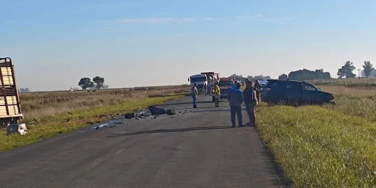 Tragedia en ruta 29: murió el conductor de una camioneta tras chocar contra un camión de ganado